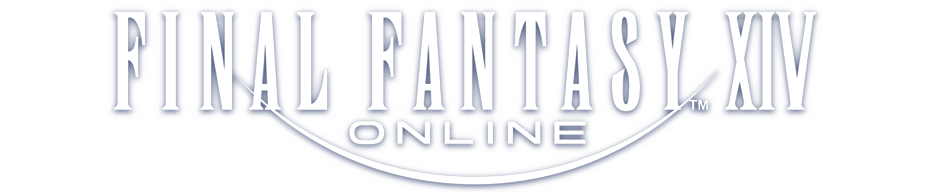 The logo for the video game Final Fantasy 14, featuring the text 